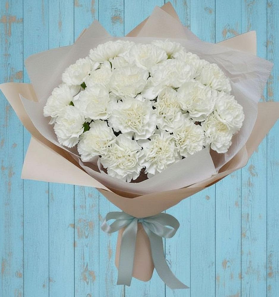 Букет цветов из: Гвоздики в Орджоникидзевском