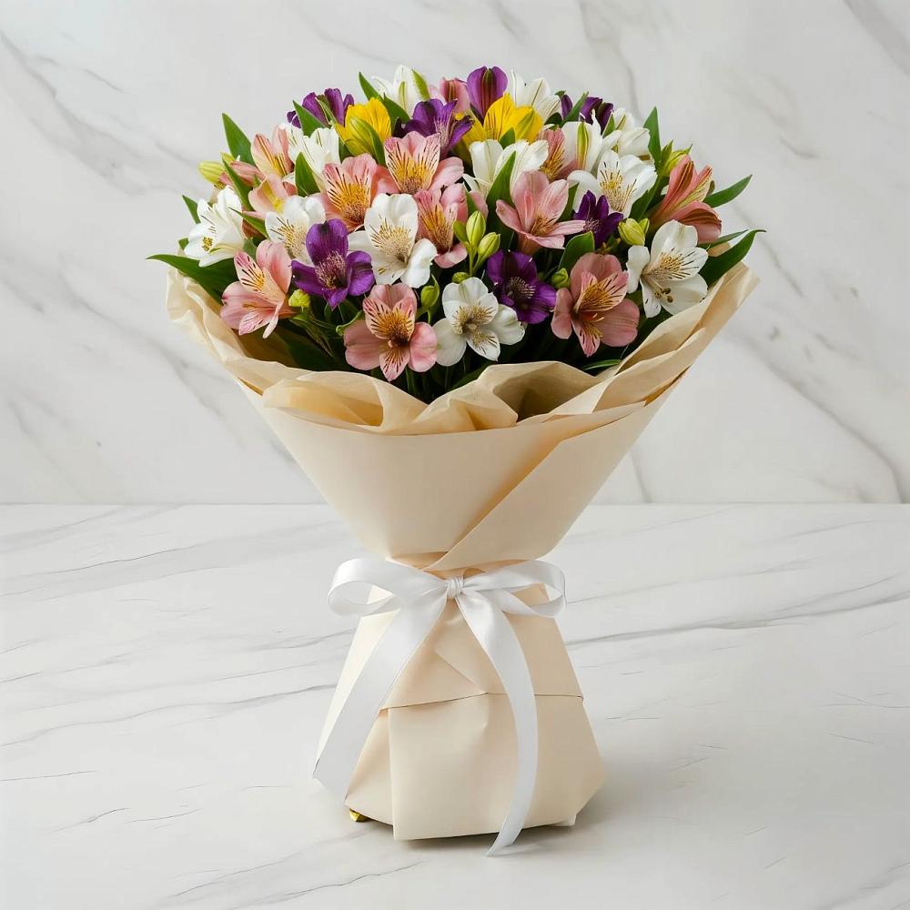 Букет цветов из: Альстромерии в Орджоникидзевском