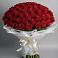 Букет 101 Красная роза Блэк Мэджик в Орджоникидзевском