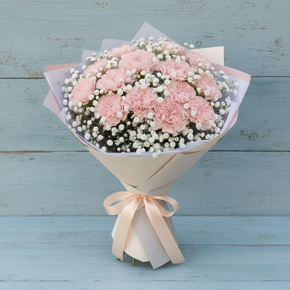 Букет цветов из: Гвоздики в Орджоникидзевском