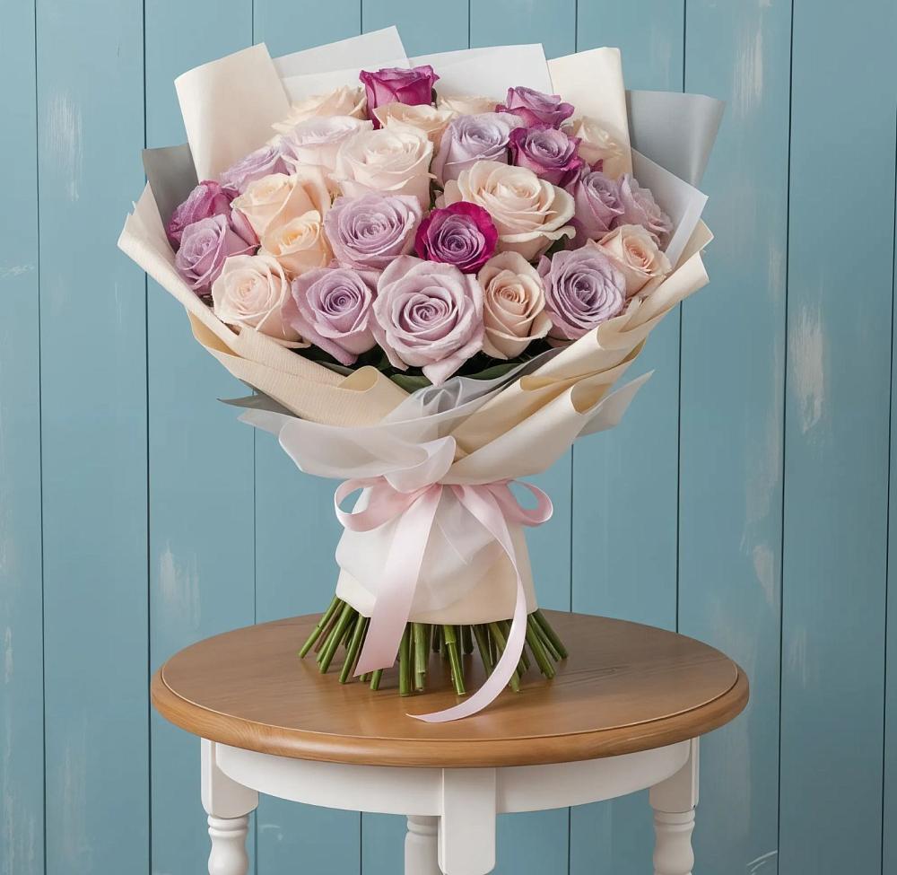 Букет цветов из: Розы в Орджоникидзевском