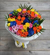 Букет цветов из:  Розы и Хризантемы в Орджоникидзевском