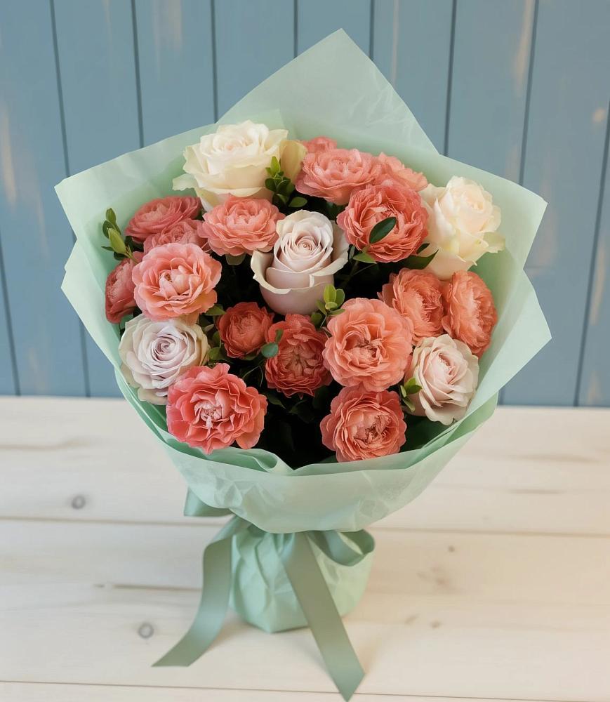 Букет цветов из: Розы в Орджоникидзевском