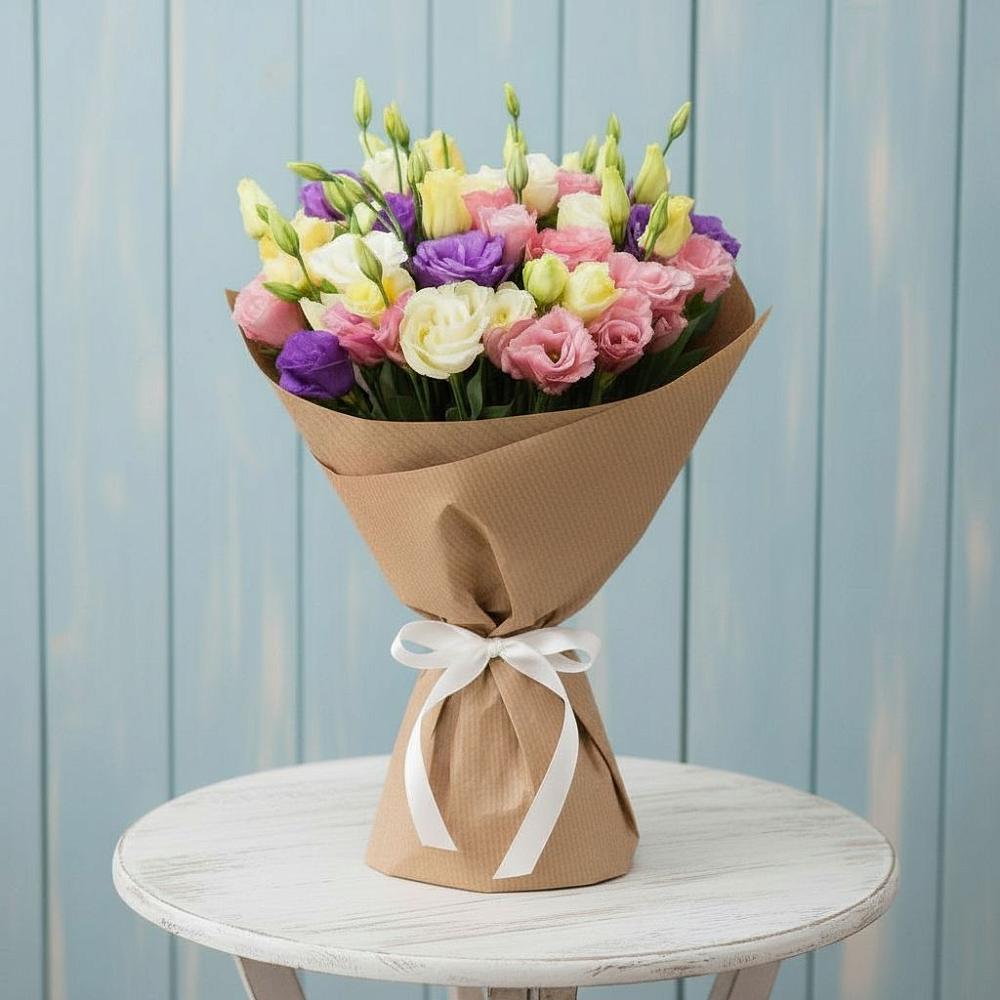 Букет цветов из: Лизиантусы в Орджоникидзевском