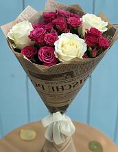 Букет цветов из:  Розы в Орджоникидзевском
