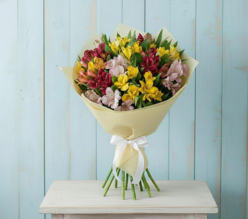 Букет цветов из: Альстромерии в Орджоникидзевском