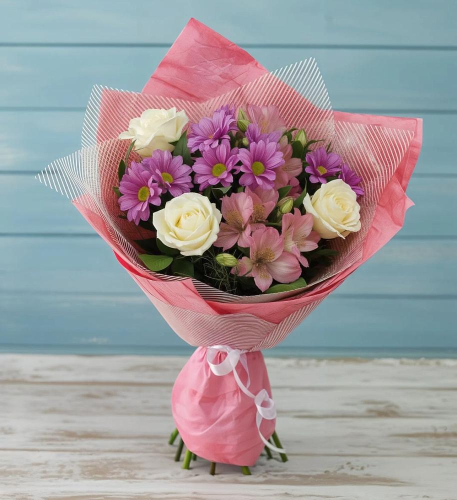 Букет цветов из: Герберы в Орджоникидзевском