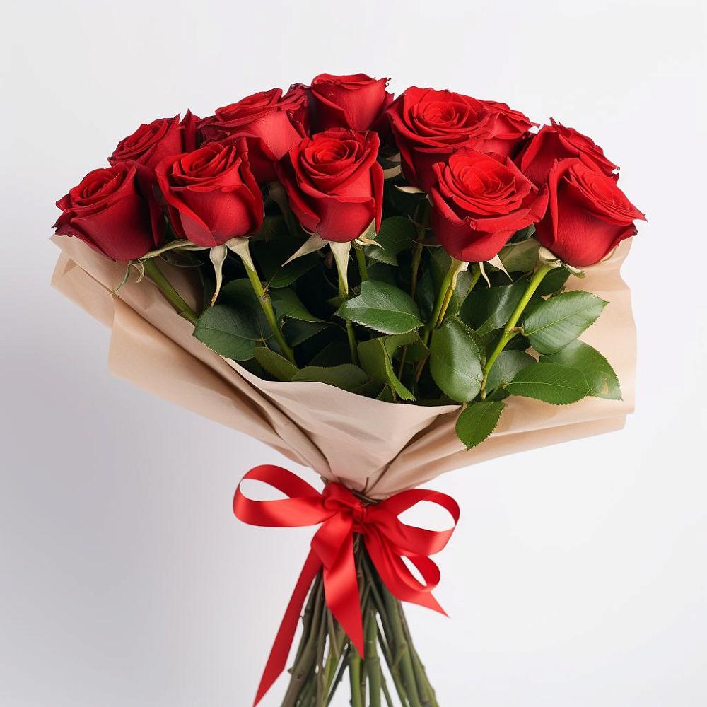 Букет 11 Красных роз Эдлесс Лав в Орджоникидзевском