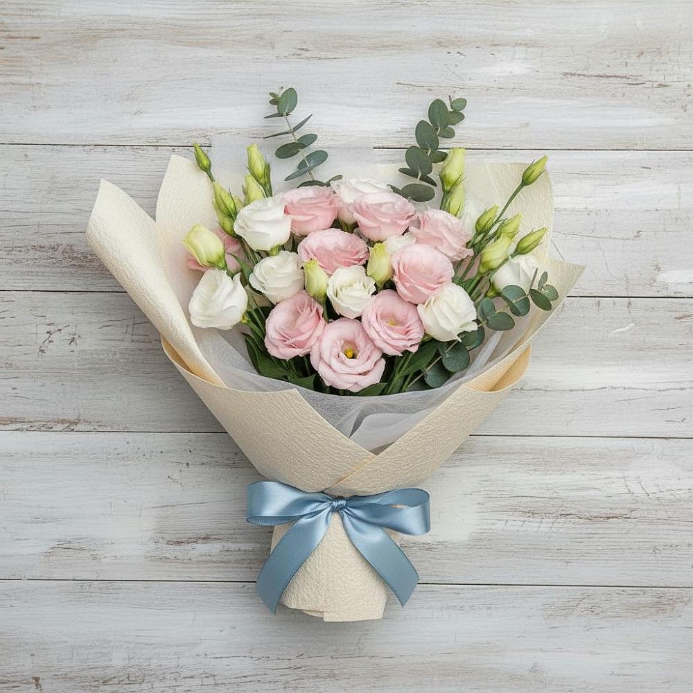 Букет цветов из: Лизиантусы в Орджоникидзевском